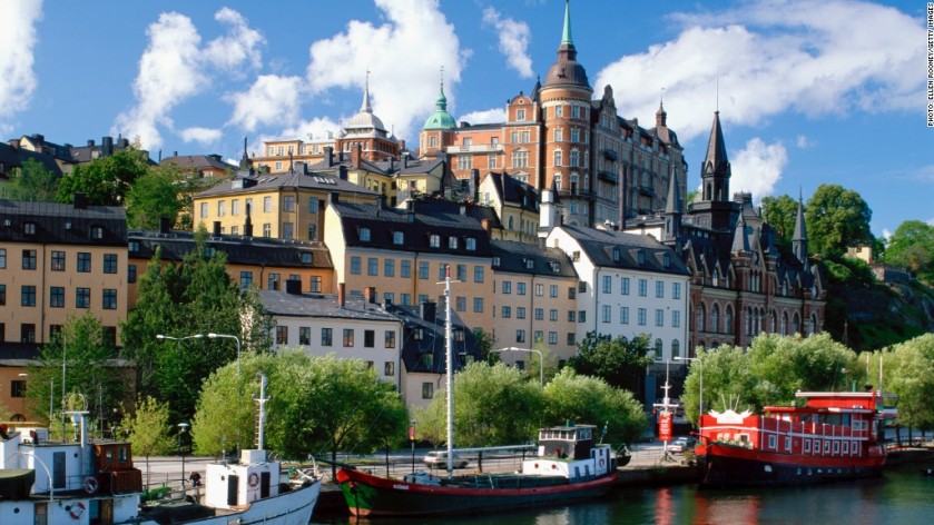 Sodermalm waterfront, Stockholm, Sweden, Scandinavia, Europe